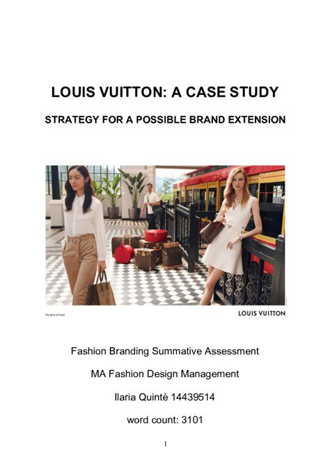 louis vuitton casestudy|Louis Vuitton brand positioning.